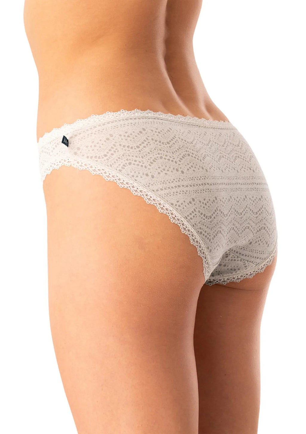 Figi Key LPR 752 mini bikini w szydełkowy wzór, 2 pary