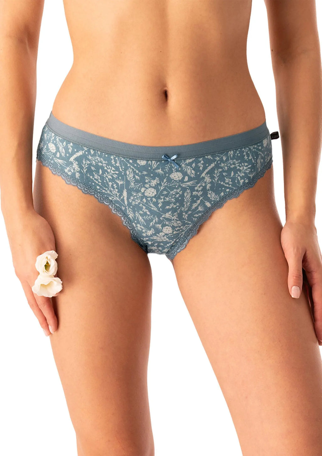 Key LPR 830 wzorzyste figi mini bikini, bawełna, 2 pary