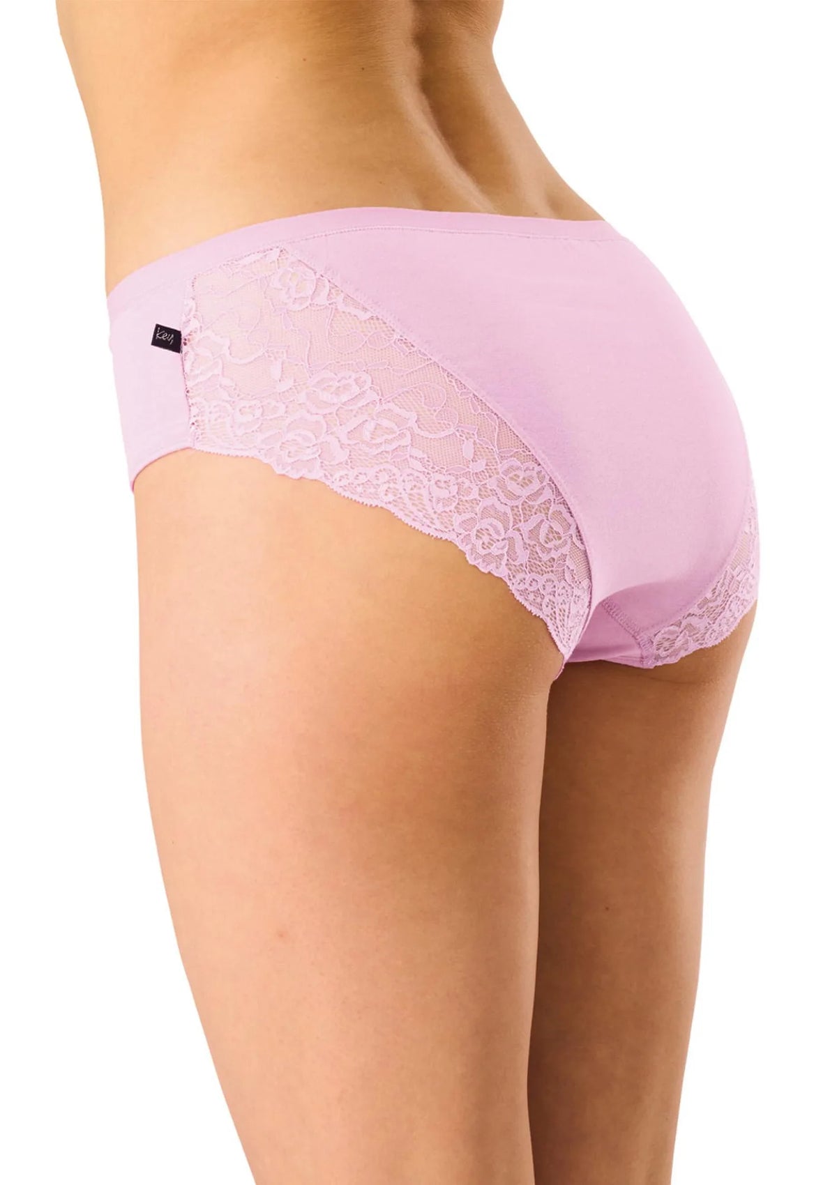 Key LPC 531 figi midi bikini z kwiatem, koronka na tyle, 2 szt.