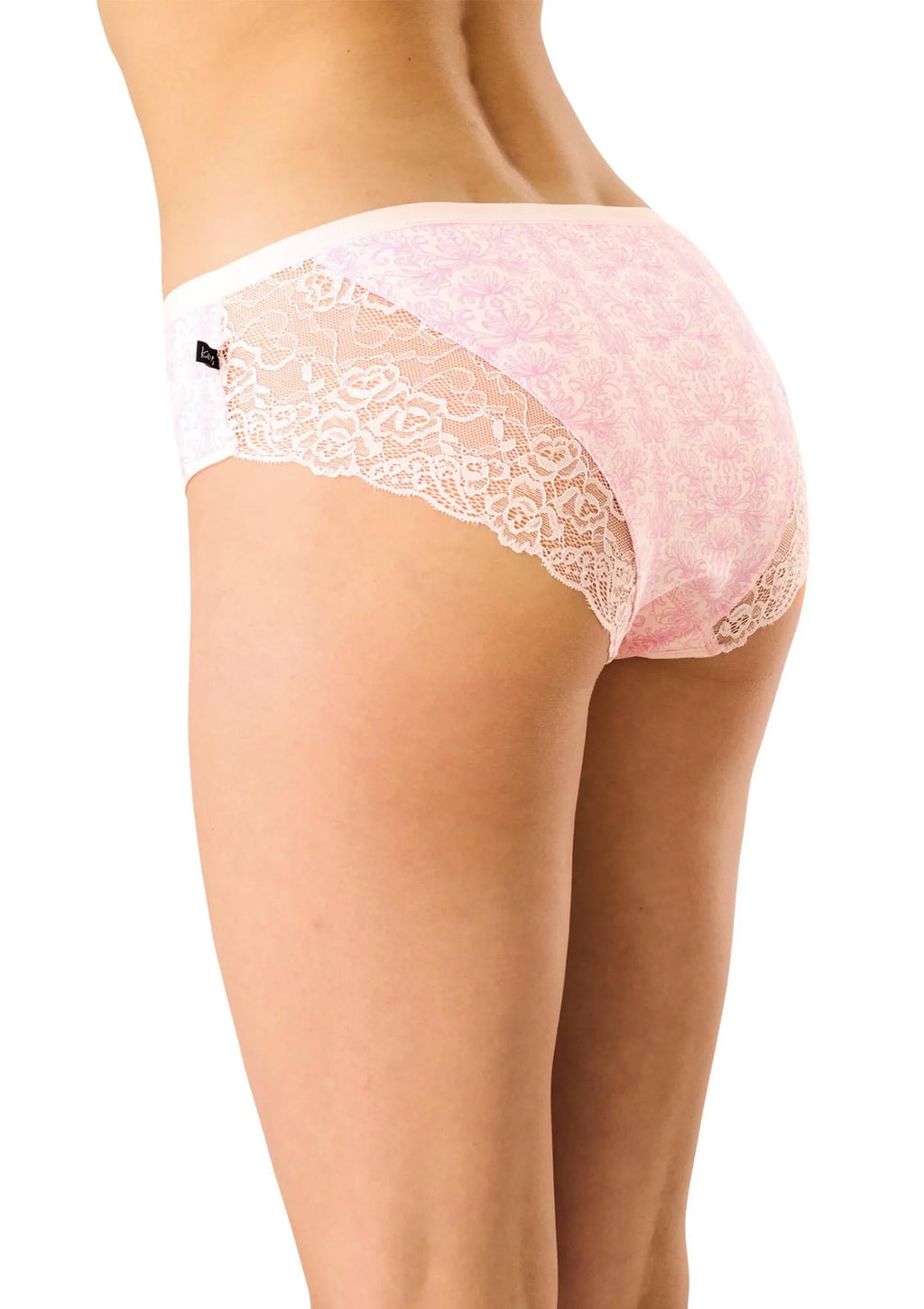 Key LPC 531 figi midi bikini z kwiatem, koronka na tyle, 2 szt.