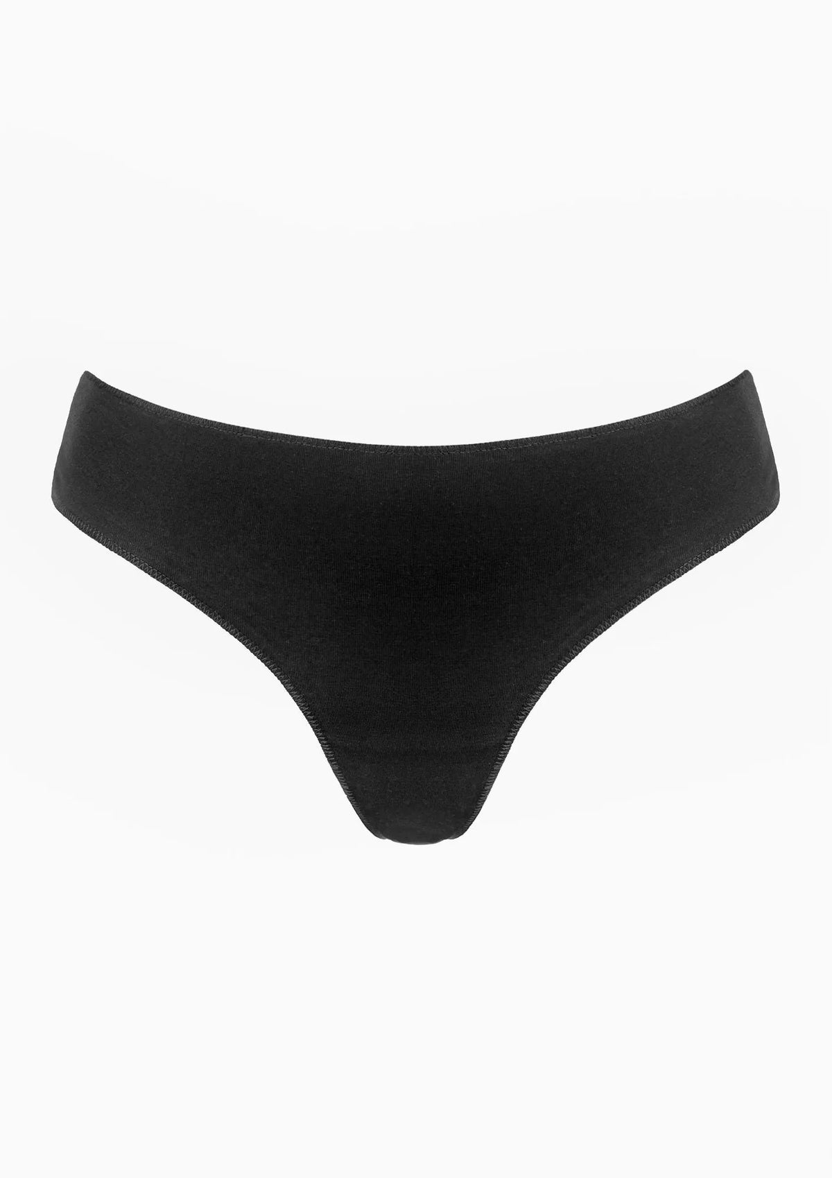 Pierre Cardin Giglio figi z koronkowym tyłem, bawełna 2 pary czarne