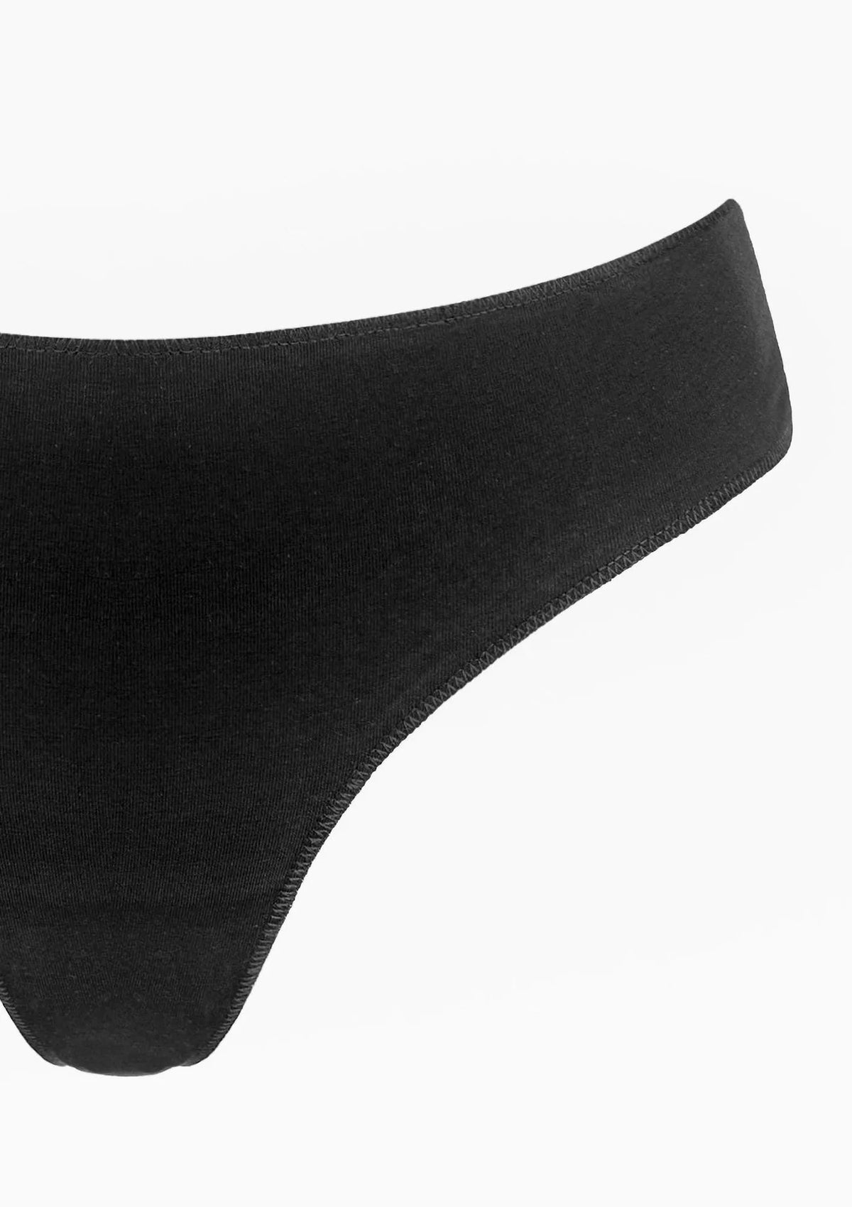 Pierre Cardin Giglio figi z koronkowym tyłem, bawełna 2 pary czarne
