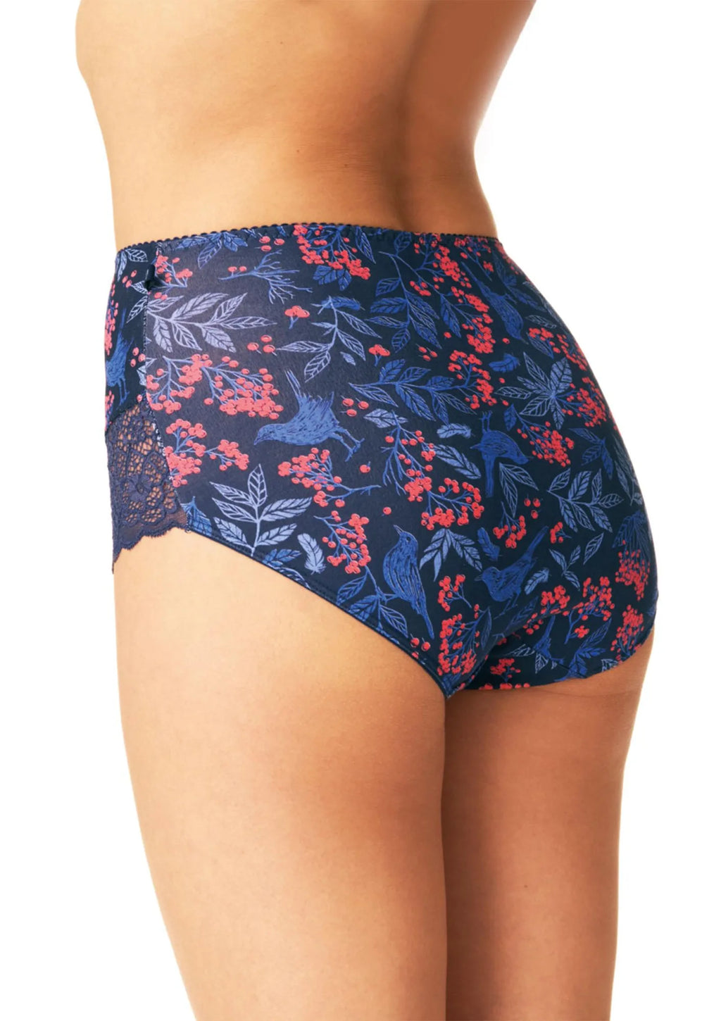 Figi maxi bikini Key LPF 600 w jesiennych barwach, 2 pack