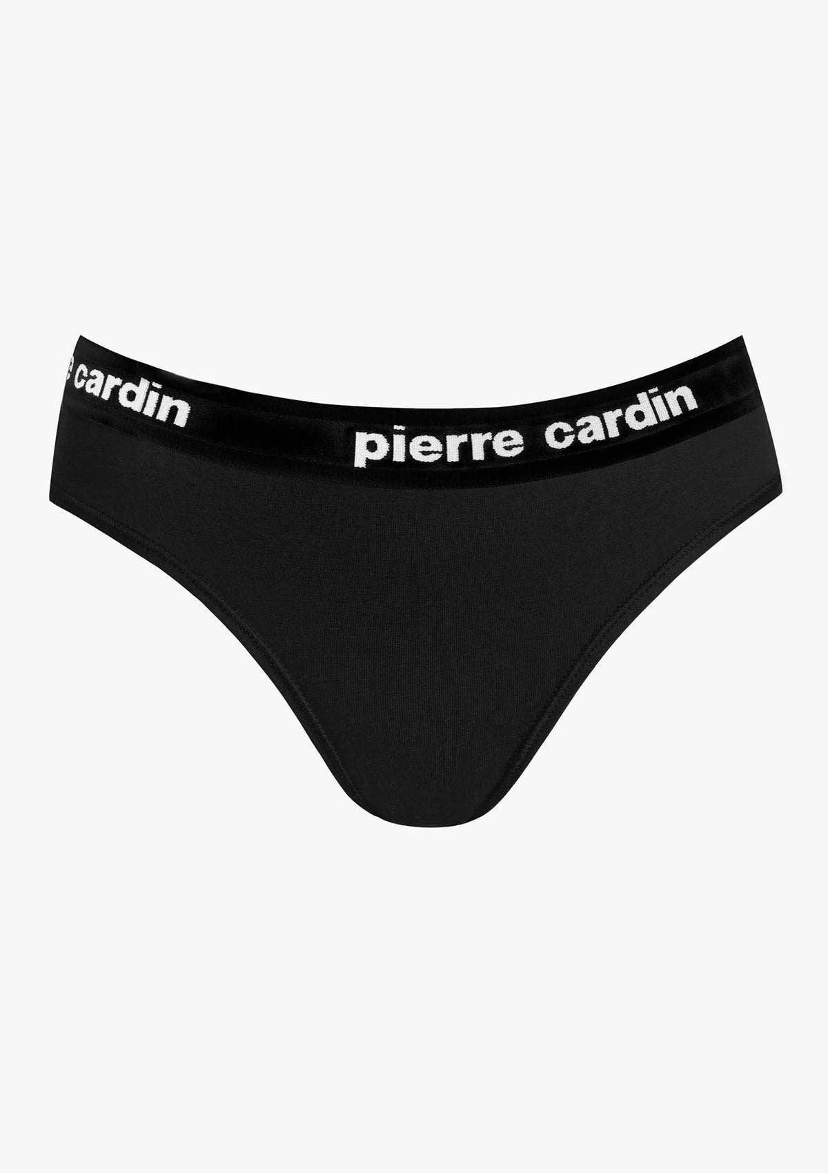 Figi czarne sportowe Pierre Cardin Pinolo, bawełna z elastanem