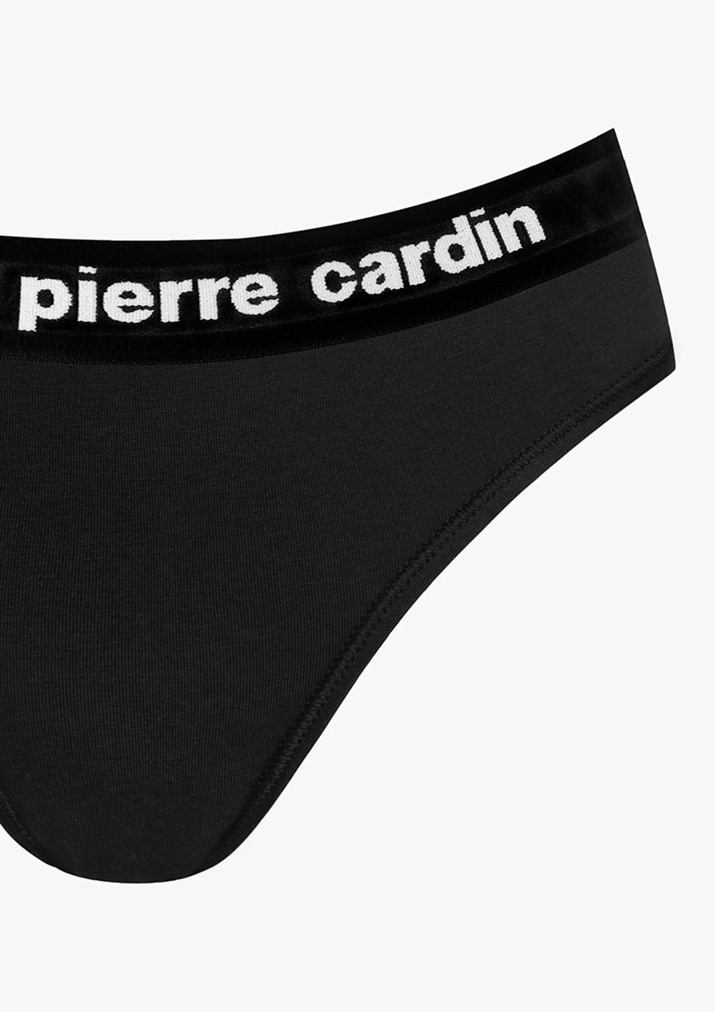 Figi czarne sportowe Pierre Cardin Pinolo, bawełna z elastanem