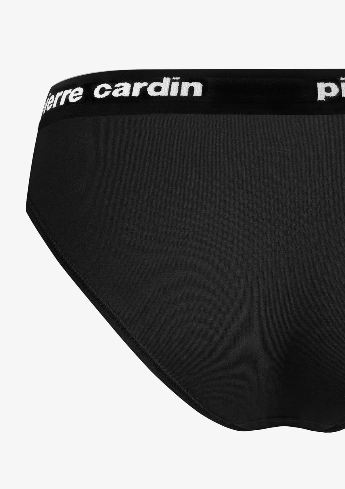 Figi czarne sportowe Pierre Cardin Pinolo, bawełna z elastanem