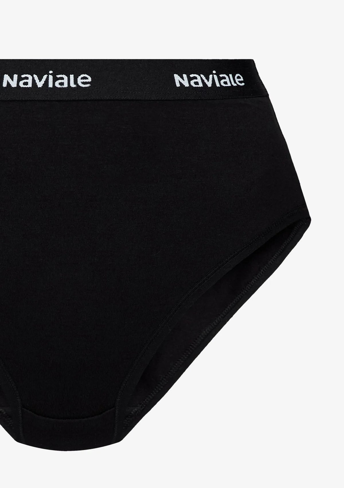 New York LU123-03 Naviale: figi damskie bawełniane czarne