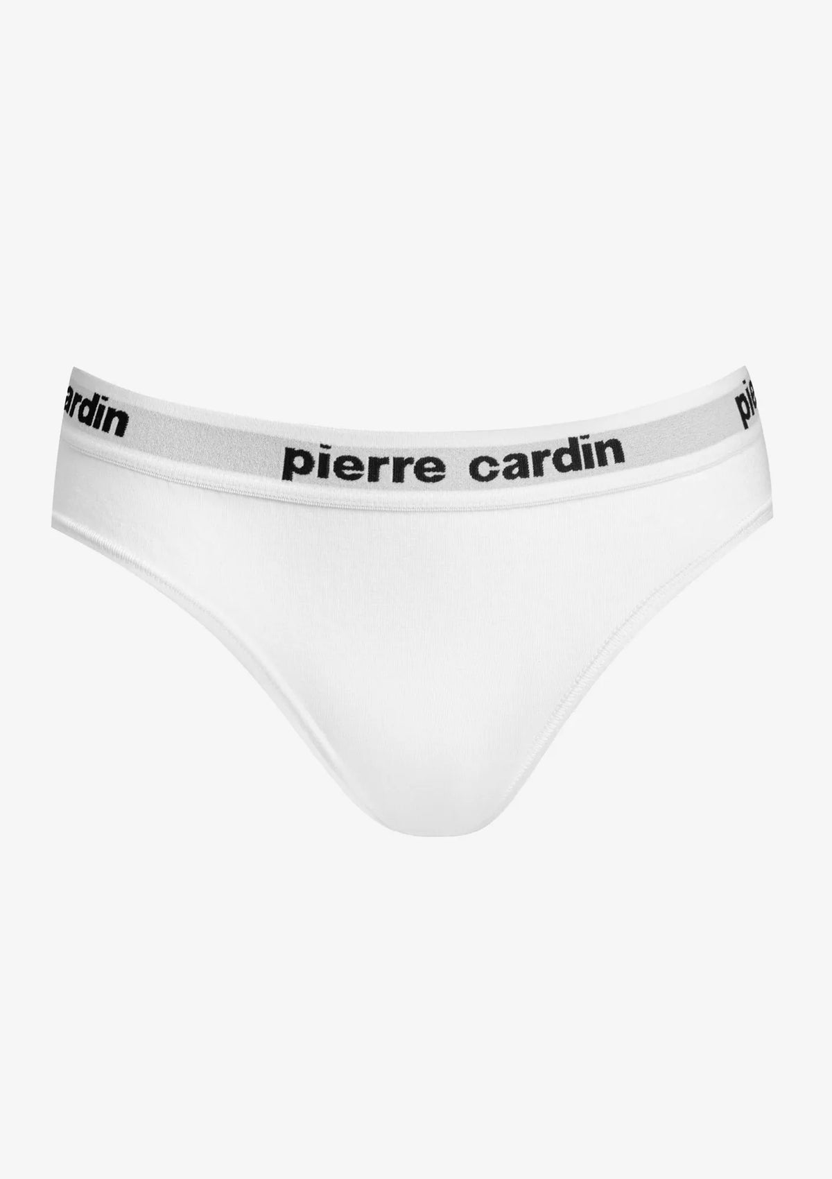 Figi białe sportowe Pierre Cardin Pinolo, bawełna z elastanem