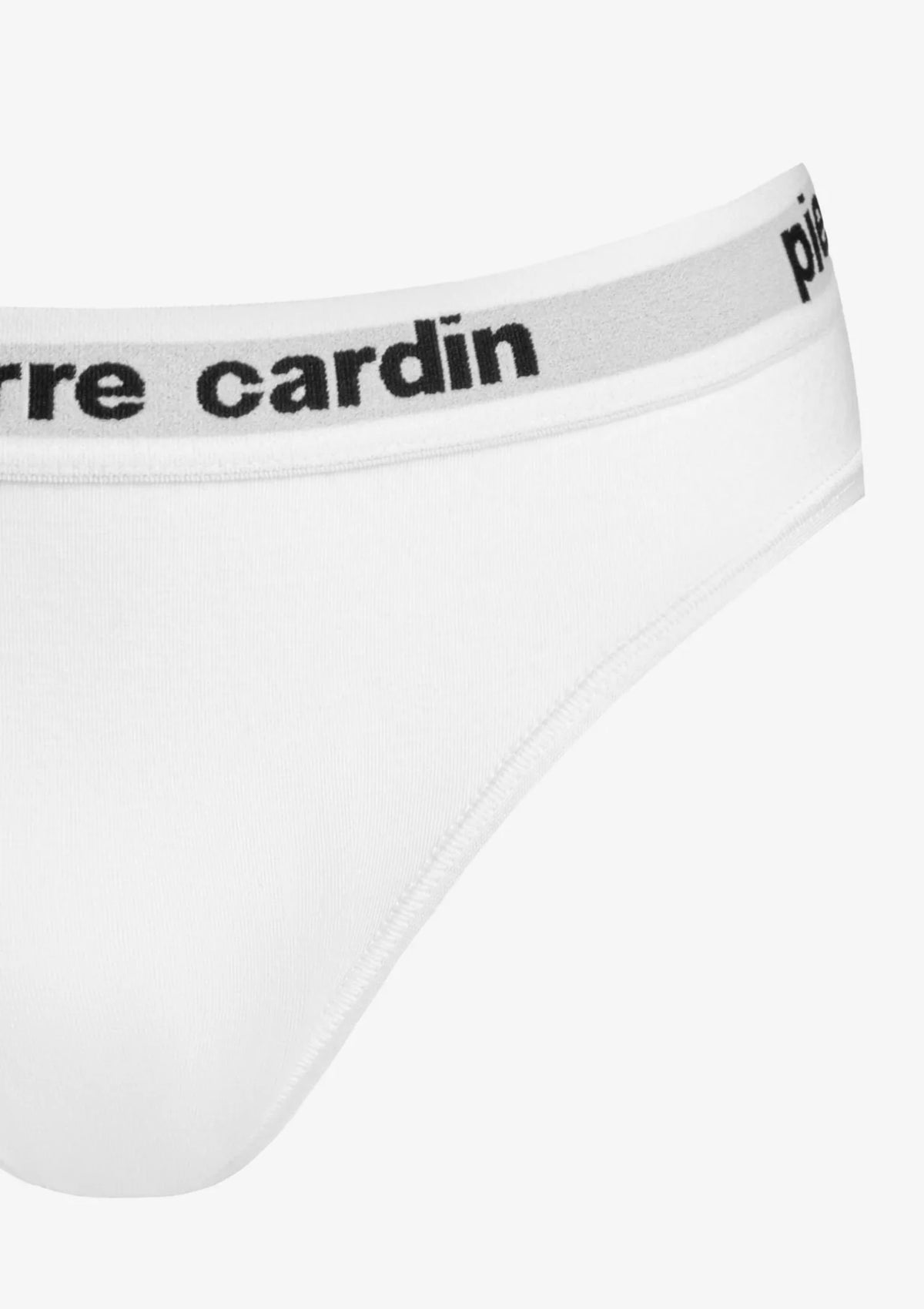 Figi białe sportowe Pierre Cardin Pinolo, bawełna z elastanem