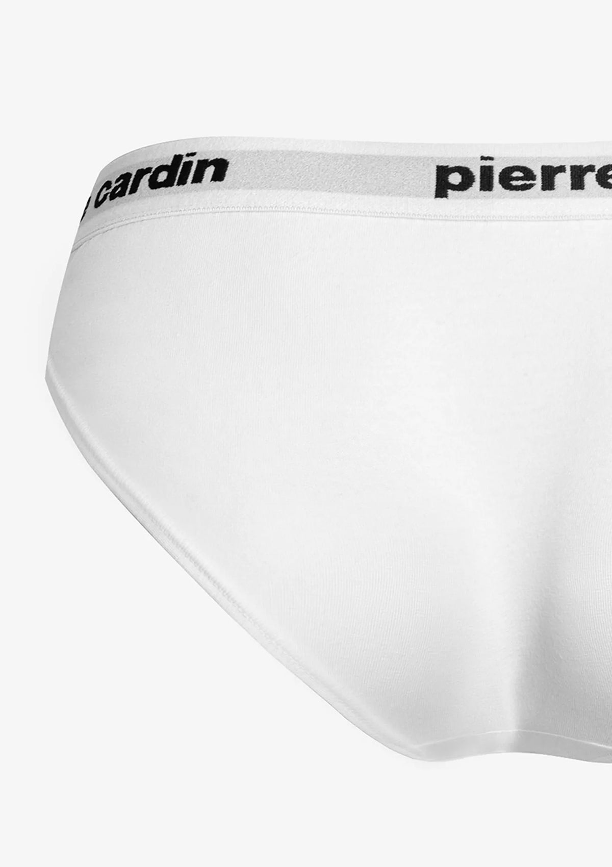 Figi białe sportowe Pierre Cardin Pinolo, bawełna z elastanem