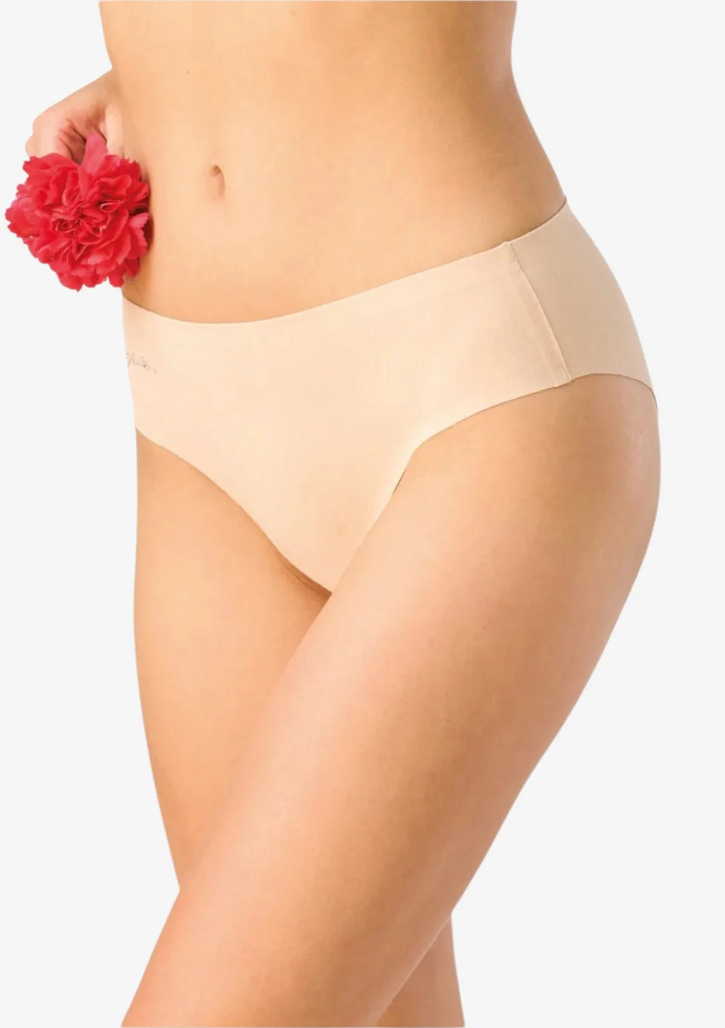 Key LPC 012 bezszwowe figi midi bikini z podwójnym pasem
