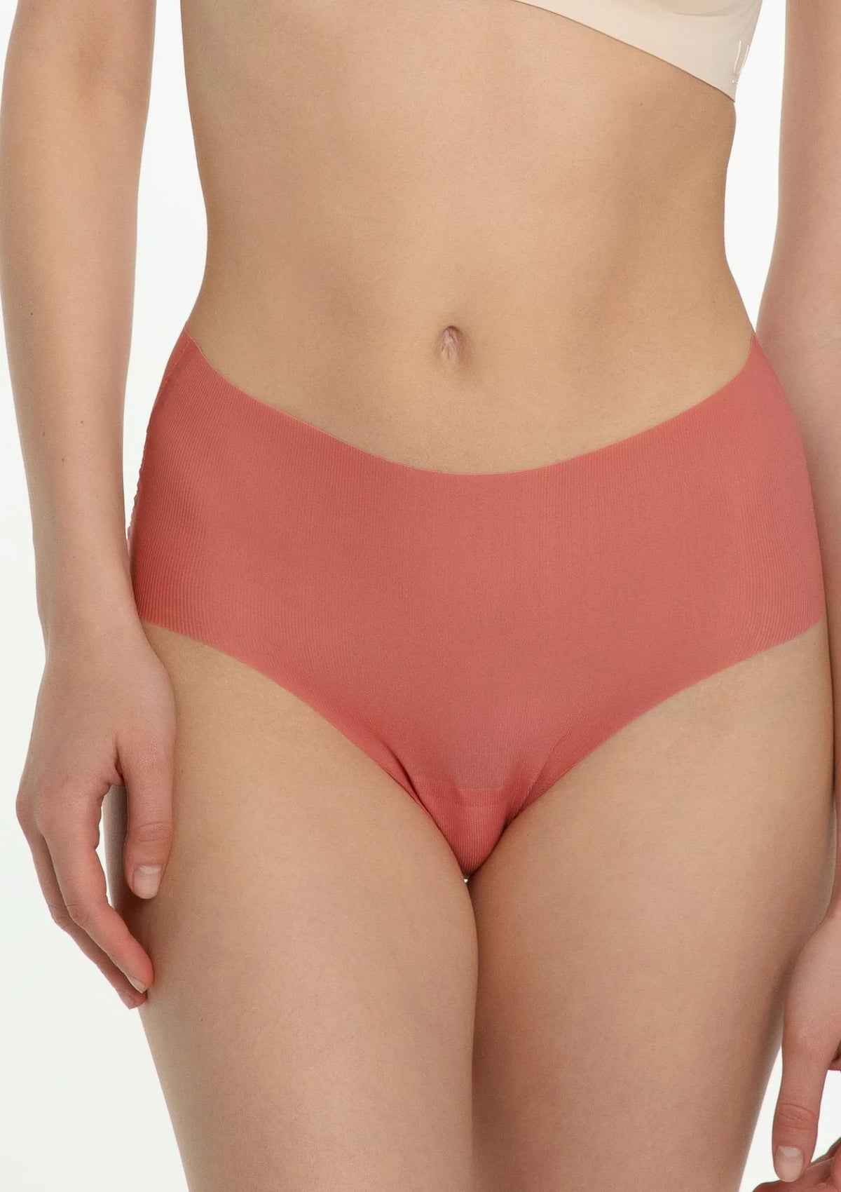Julimex Mousse Maxi bezszwowe figi koralowe z podwyższonym stanem