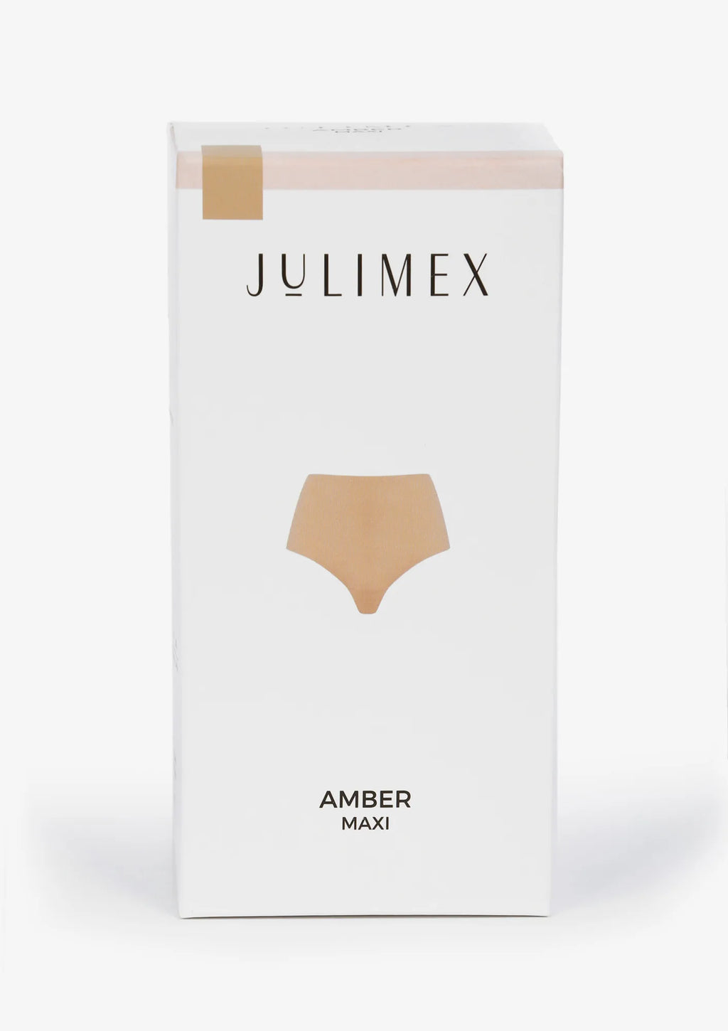 Julimex Amber Maxi figi beżowe bezszwowe z wysokim stanem