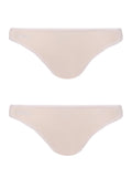 Figi damskie bikini Key LPR 010 – bawełniane, 2 pary
