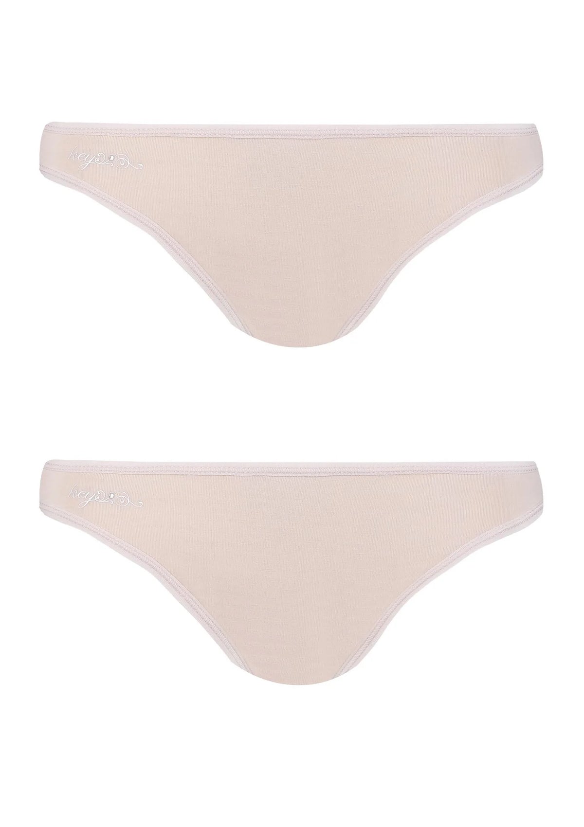 Figi damskie bikini Key LPR 010 – bawełniane, 2 pary