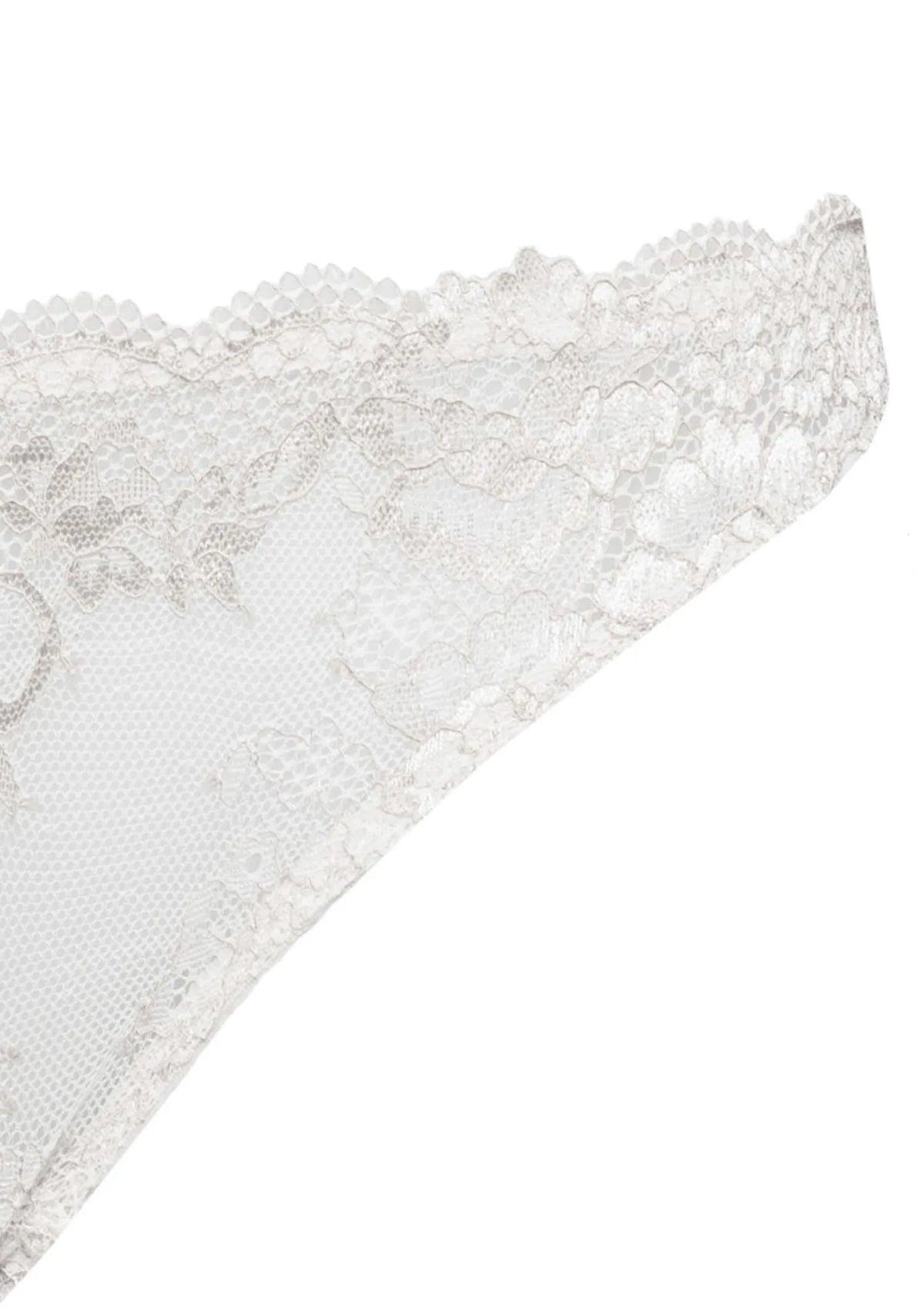 Figi damskie Wonder Lace White 2457 Sielei – brazyliany