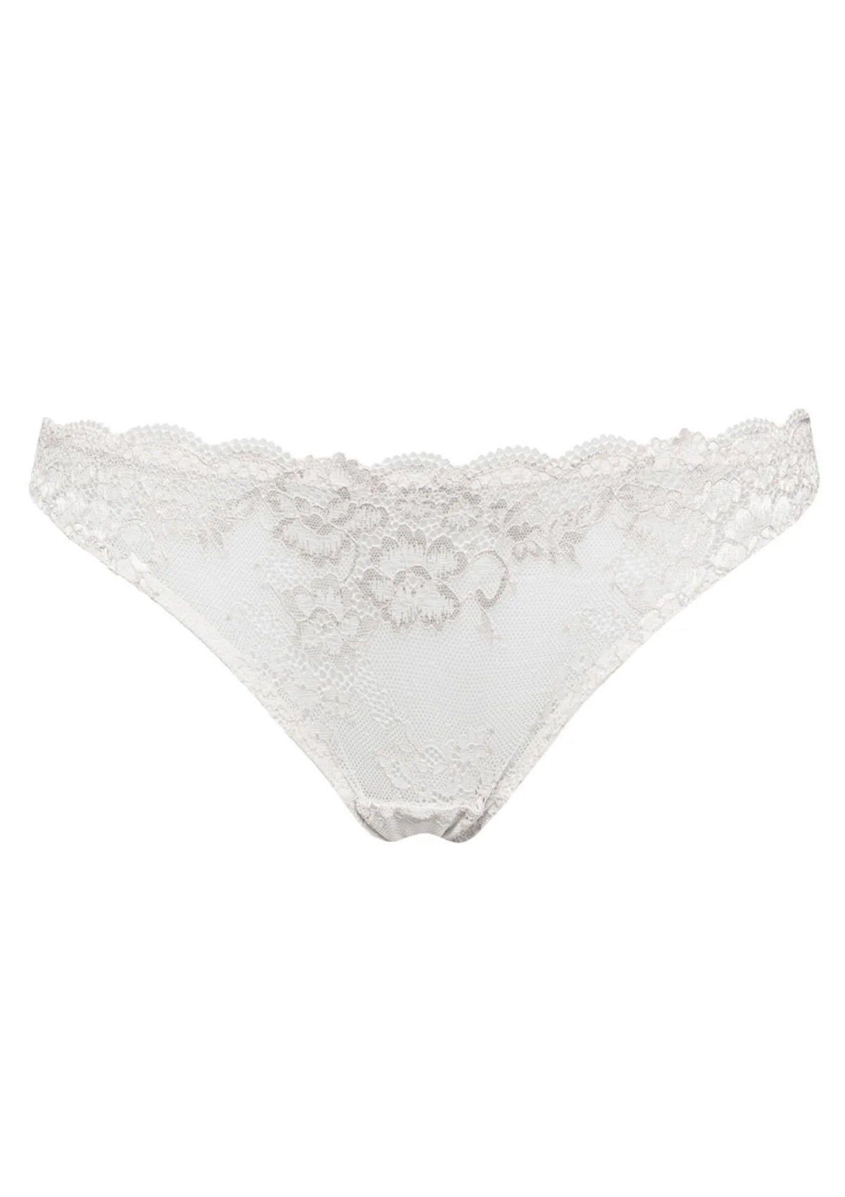 Figi damskie Wonder Lace White 2457 Sielei – brazyliany