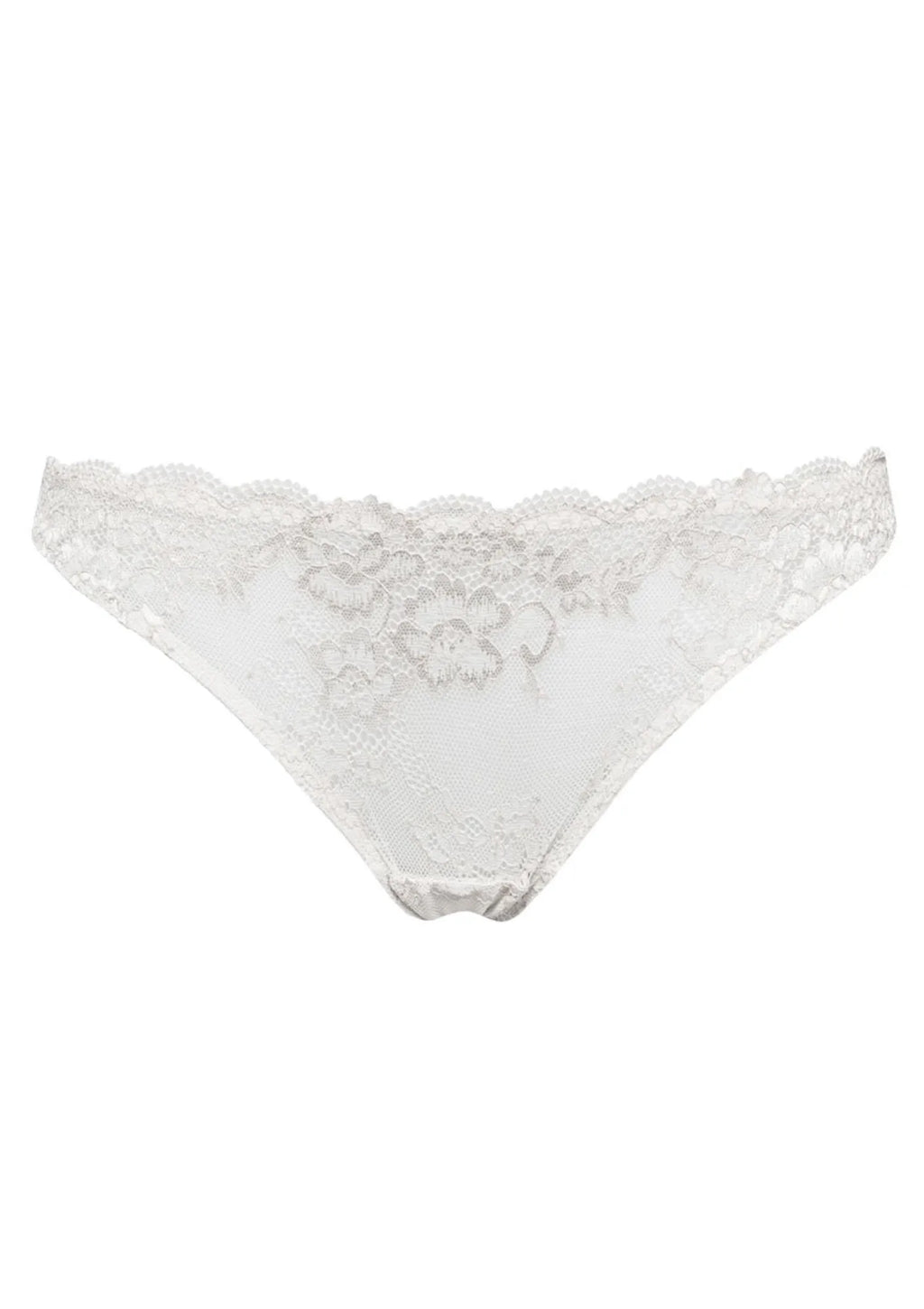 Figi damskie Wonder Lace White 2457 Sielei – brazyliany
