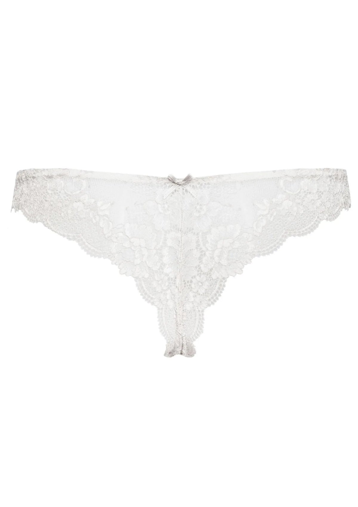 Figi damskie Wonder Lace White 2457 Sielei – brazyliany