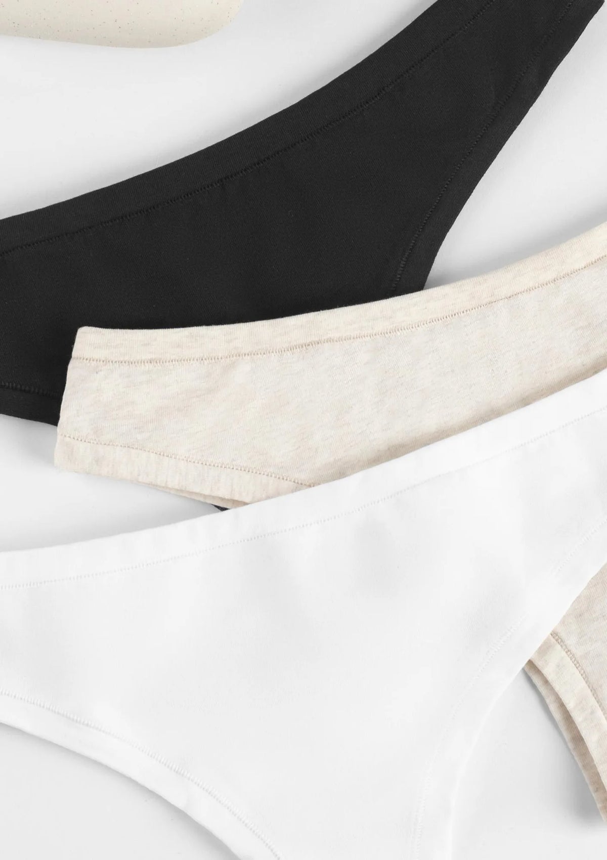 Figi damskie Cotton 1447 Sielei naturalnej – brazyliany z bawełny