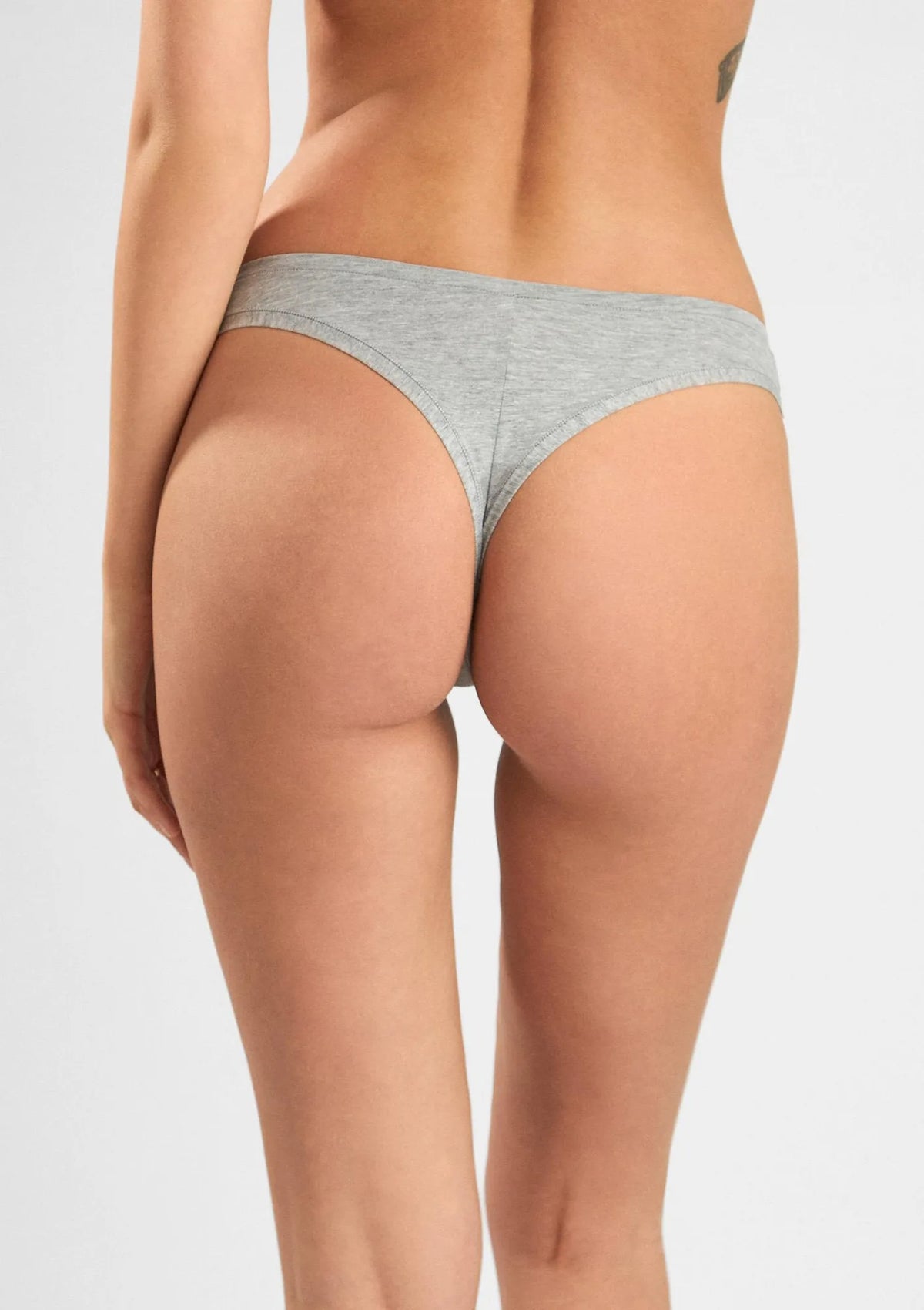 Figi damskie Cotton 1447 Sielei naturalnej – brazyliany z bawełny