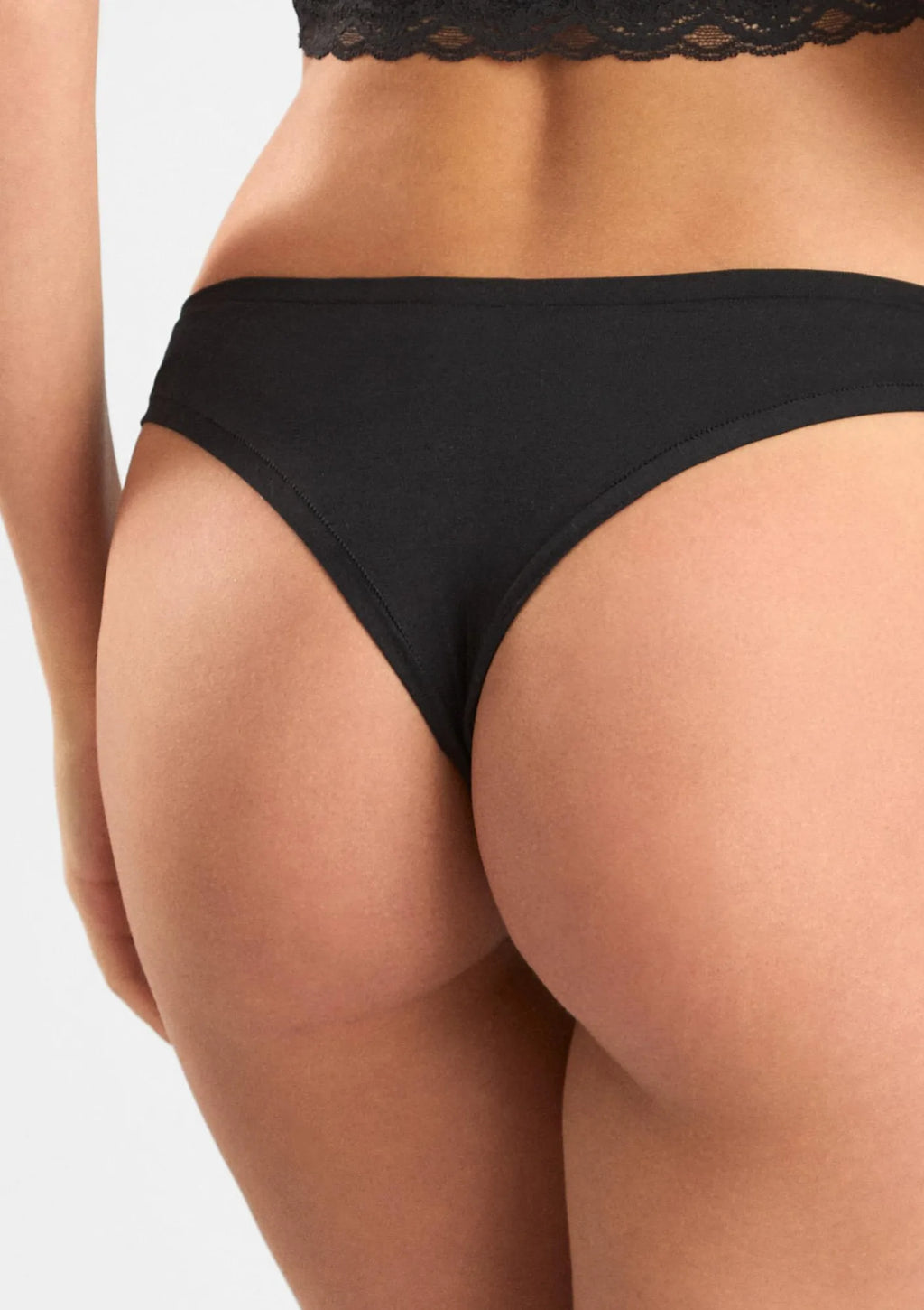 Figi damskie Cotton 1447 Sielei naturalnej – brazyliany z bawełny