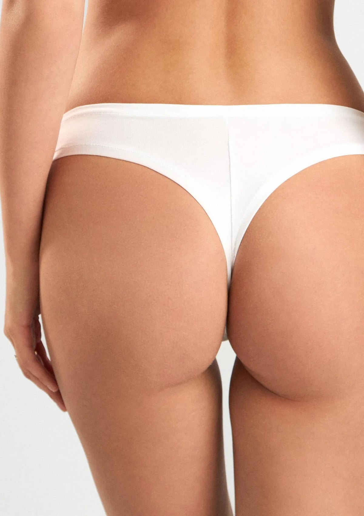 Figi damskie Cotton White 1447 Sielei naturalnej – brazyliany