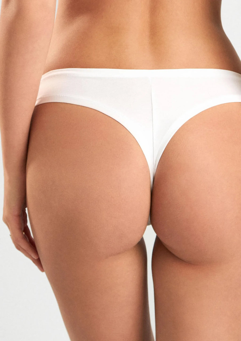 Figi damskie Cotton White 1447 Sielei naturalnej – brazyliany