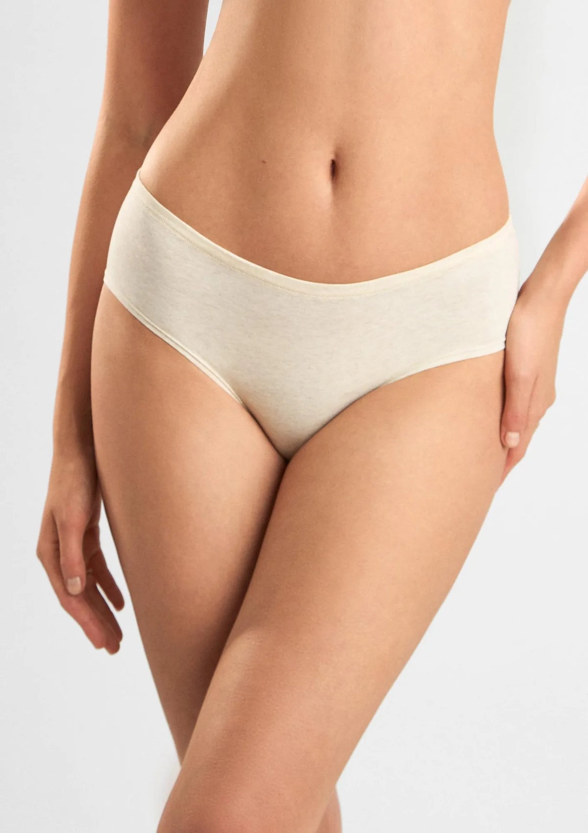 Figi damskie Cotton White 1441 Sielei natural – hipoalergiczne z bawełny