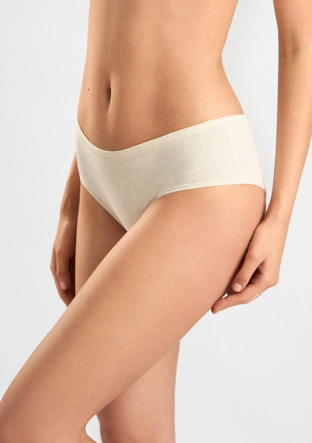 Figi damskie Cotton White 1441 Sielei natural – hipoalergiczne z bawełny