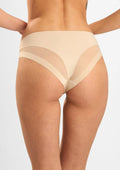 Lormar 0185 Slip Extra figi beżowe klasyczne z mikrofibry