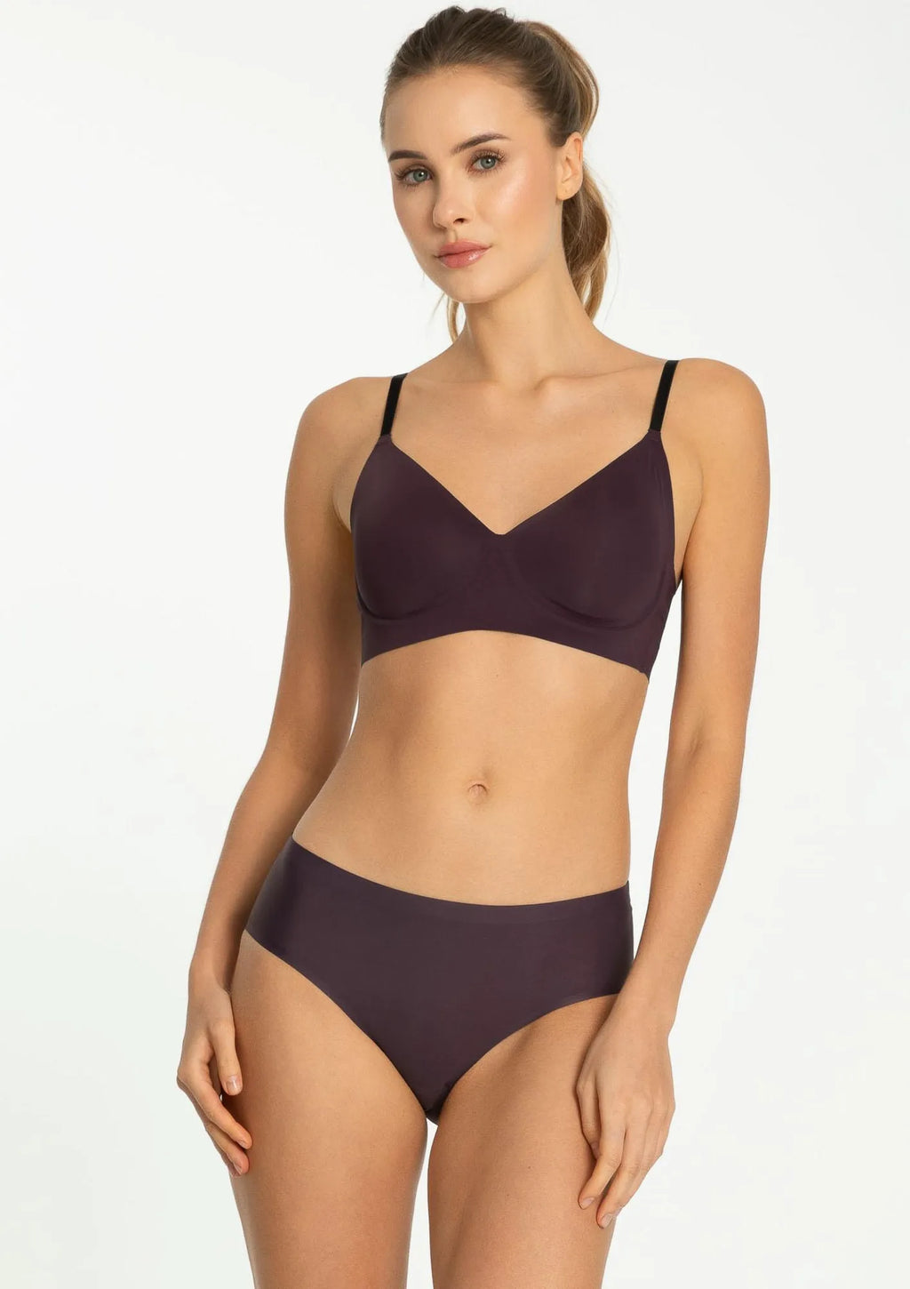 Julimex Simple Classic figi bezszwowe Dark Plum