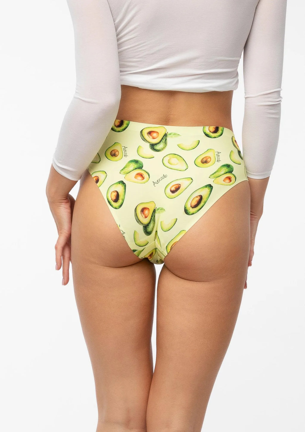 Figi Julimex Avocado Simple Classic bezszwowe we wzór awokado