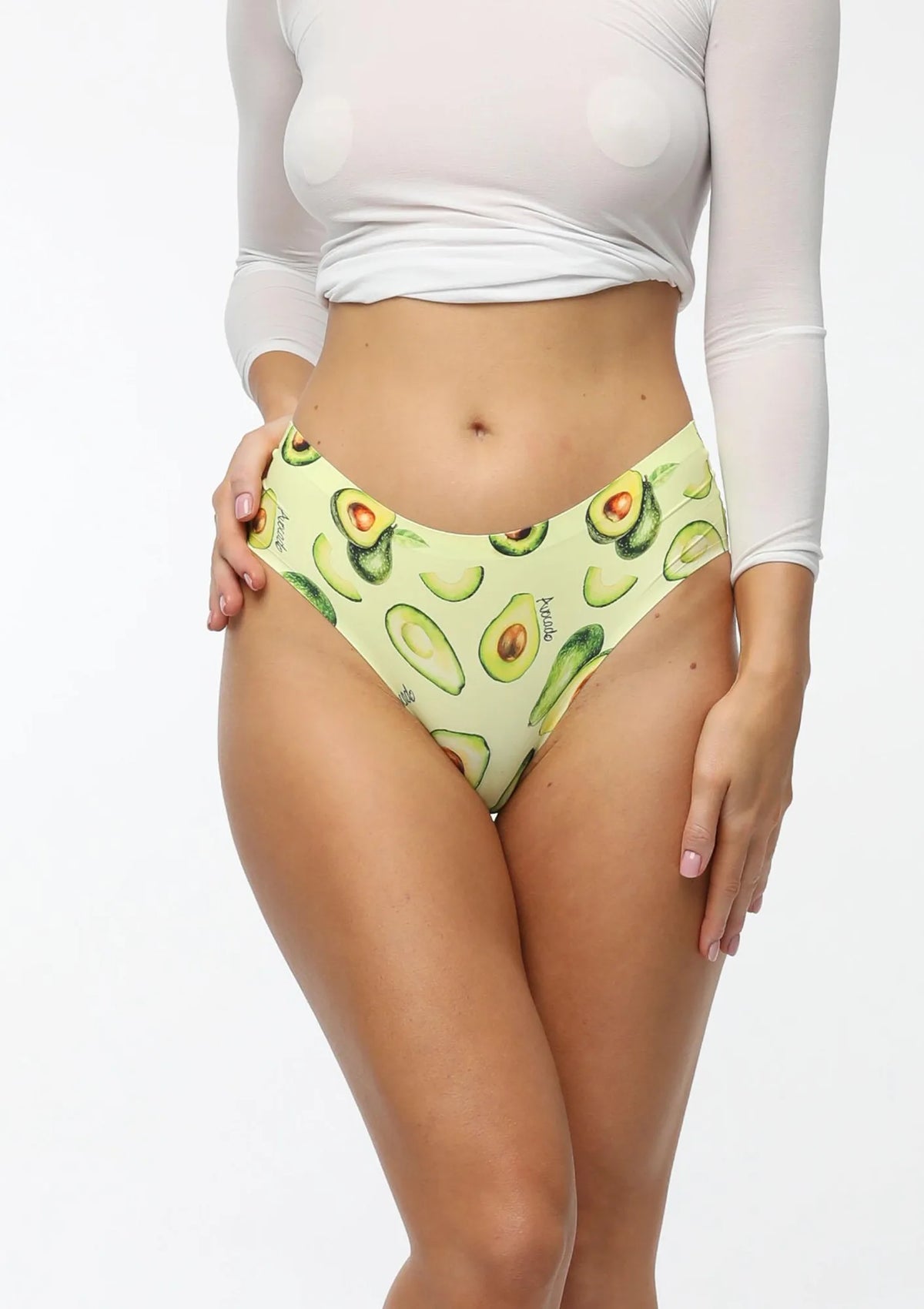 Figi Julimex Avocado Simple Classic bezszwowe we wzór awokado