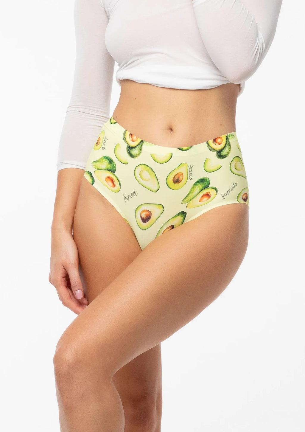 Julimex Avocado Simple Maxi figi z wysokim stanem bez szwów