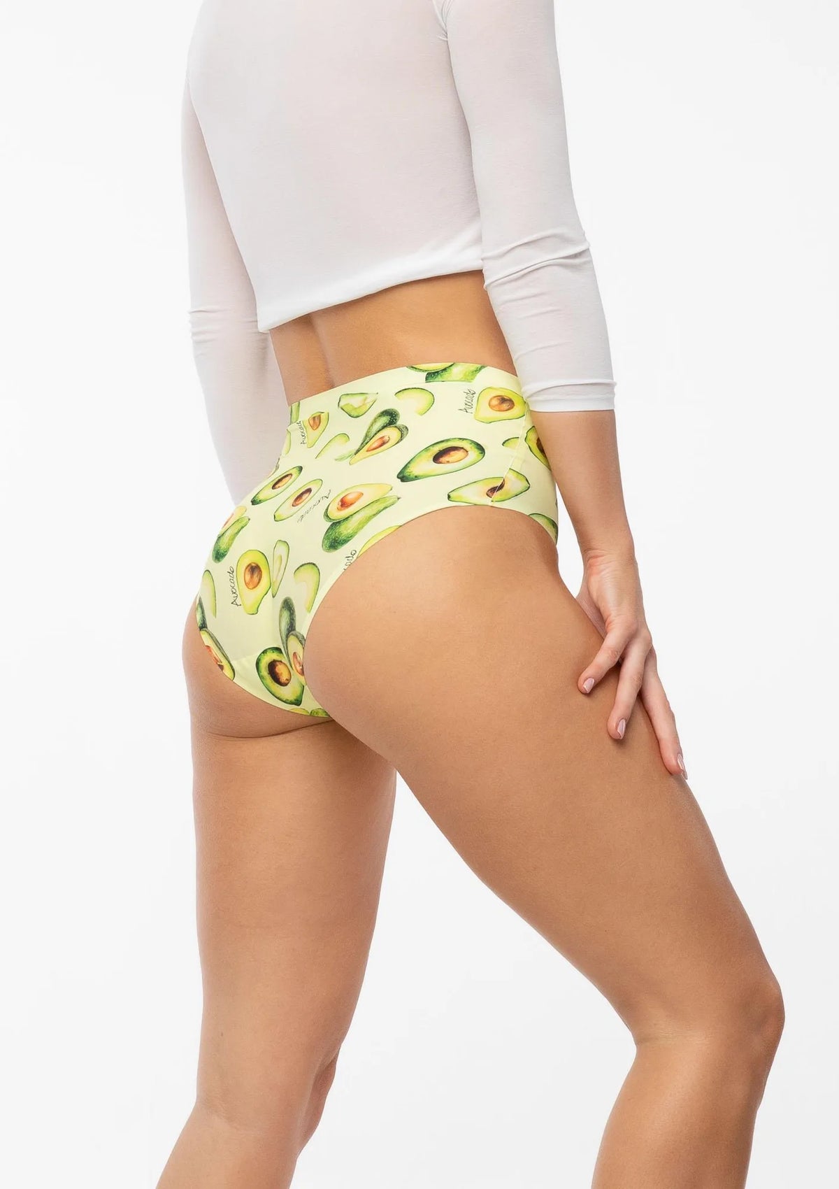 Julimex Avocado Simple Maxi figi z wysokim stanem bez szwów