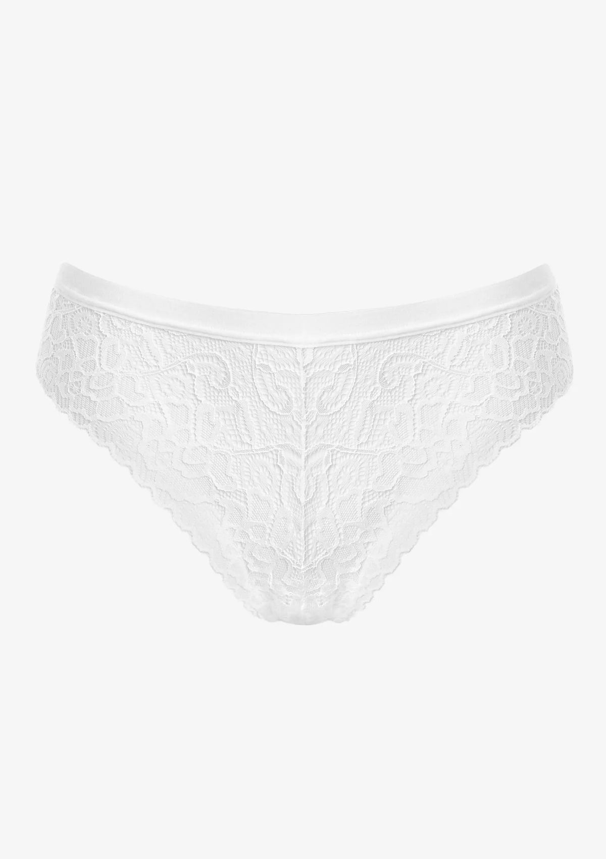 Pierre Cardin Margherita figi białe bikini z miękkiej koronki