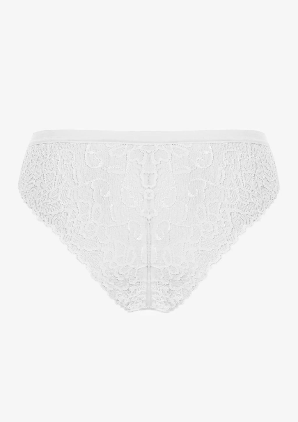 Pierre Cardin Margherita figi białe bikini z miękkiej koronki