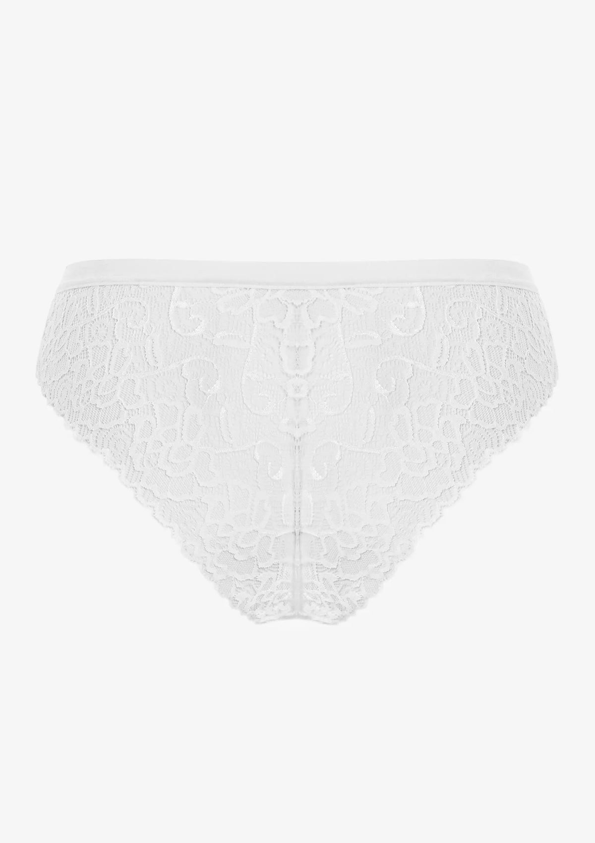 Pierre Cardin Margherita figi białe bikini z miękkiej koronki