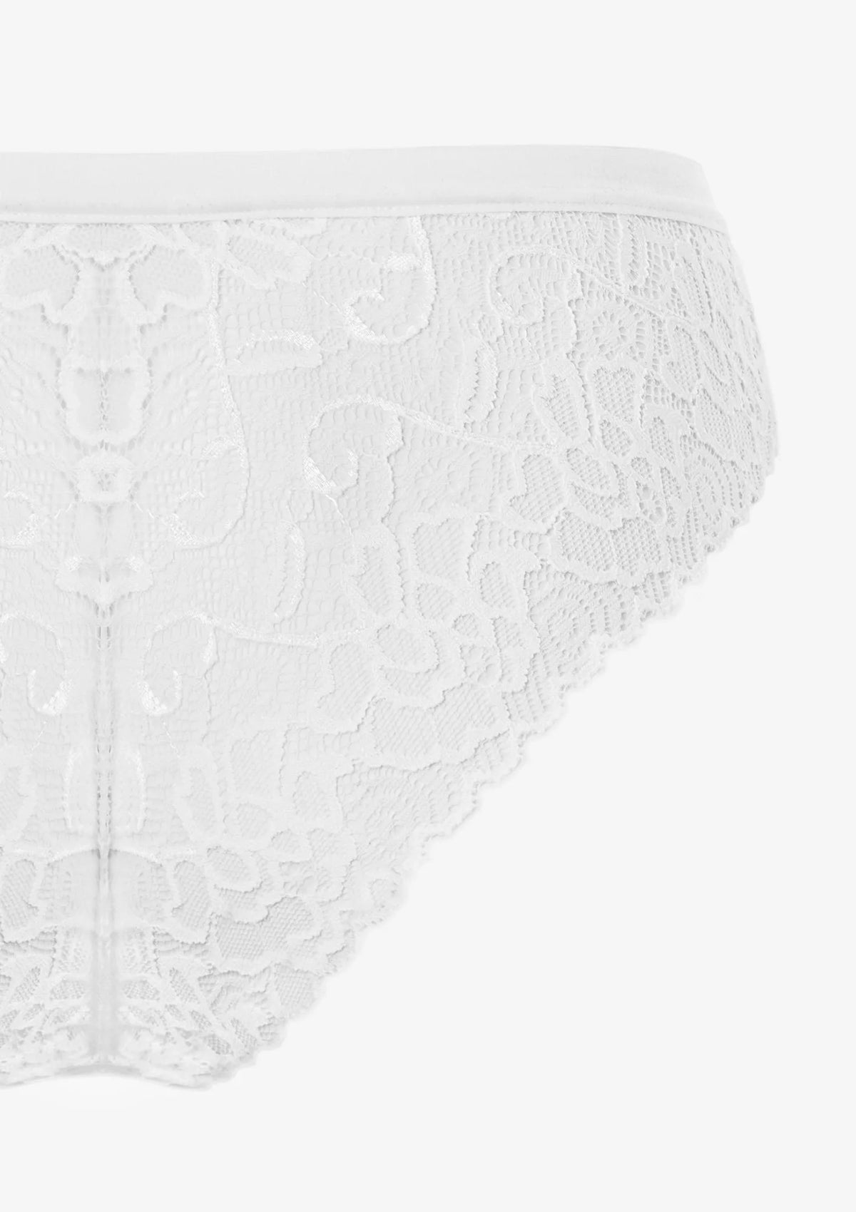 Pierre Cardin Margherita figi białe bikini z miękkiej koronki