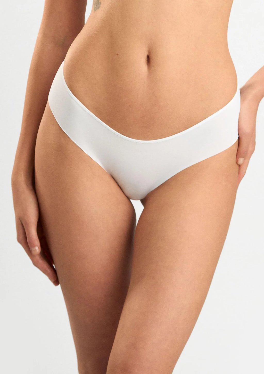 Lormar 0185 Slip Extra figi białe klasyczne z mikrofibry