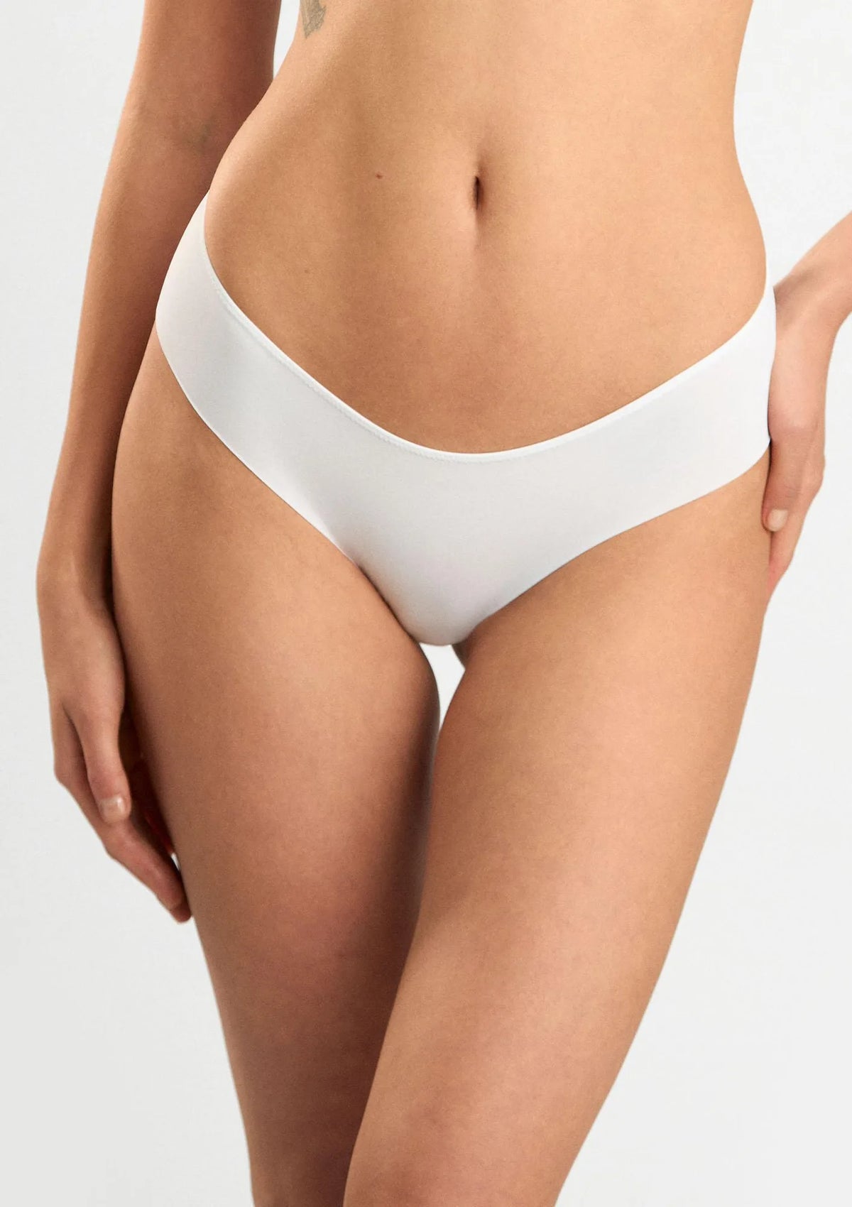 Lormar 0185 Slip Extra figi białe klasyczne z mikrofibry