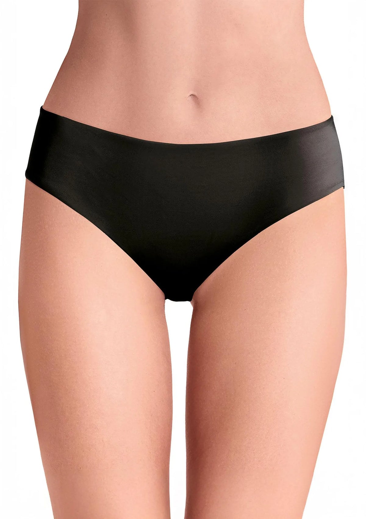 Lormar One Ultrashine figi midi czarne bezszwowe z mikrofibry