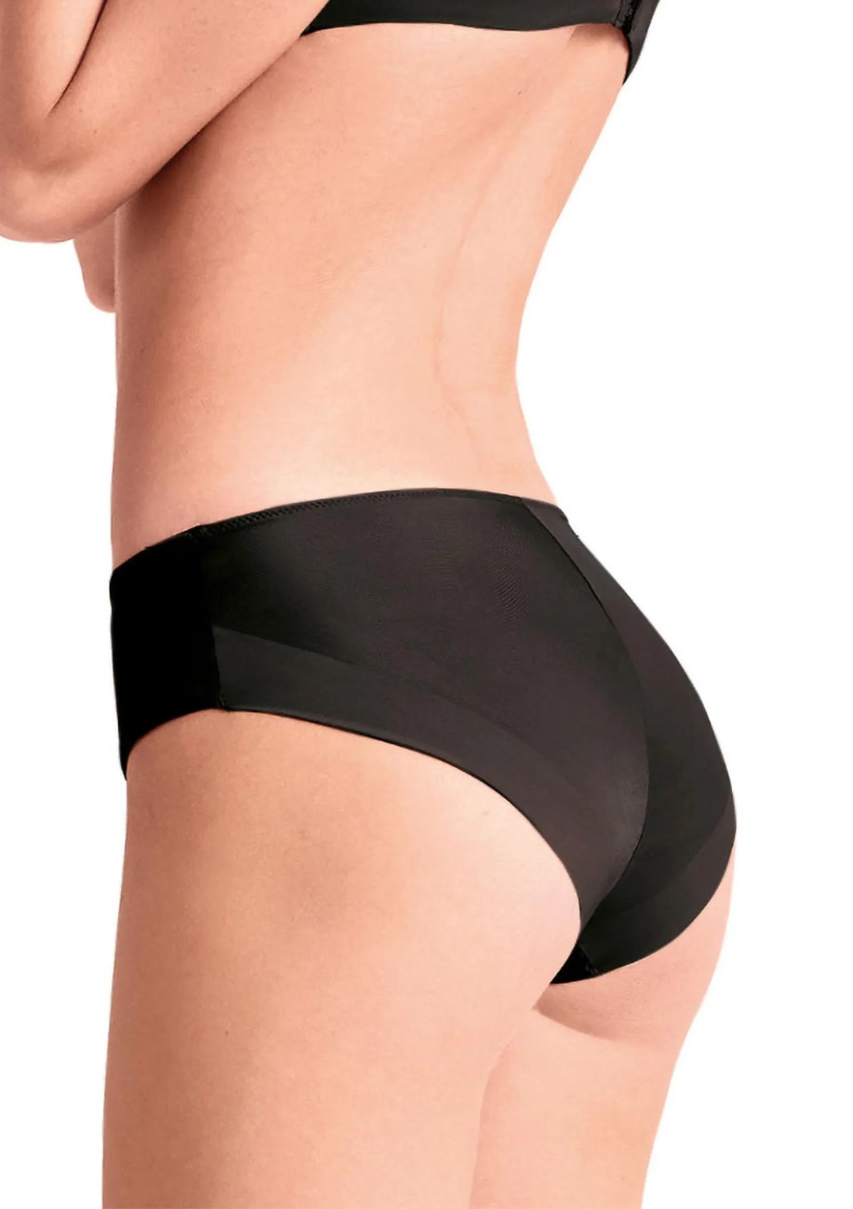 Lormar One Ultrashine figi midi czarne bezszwowe z mikrofibry