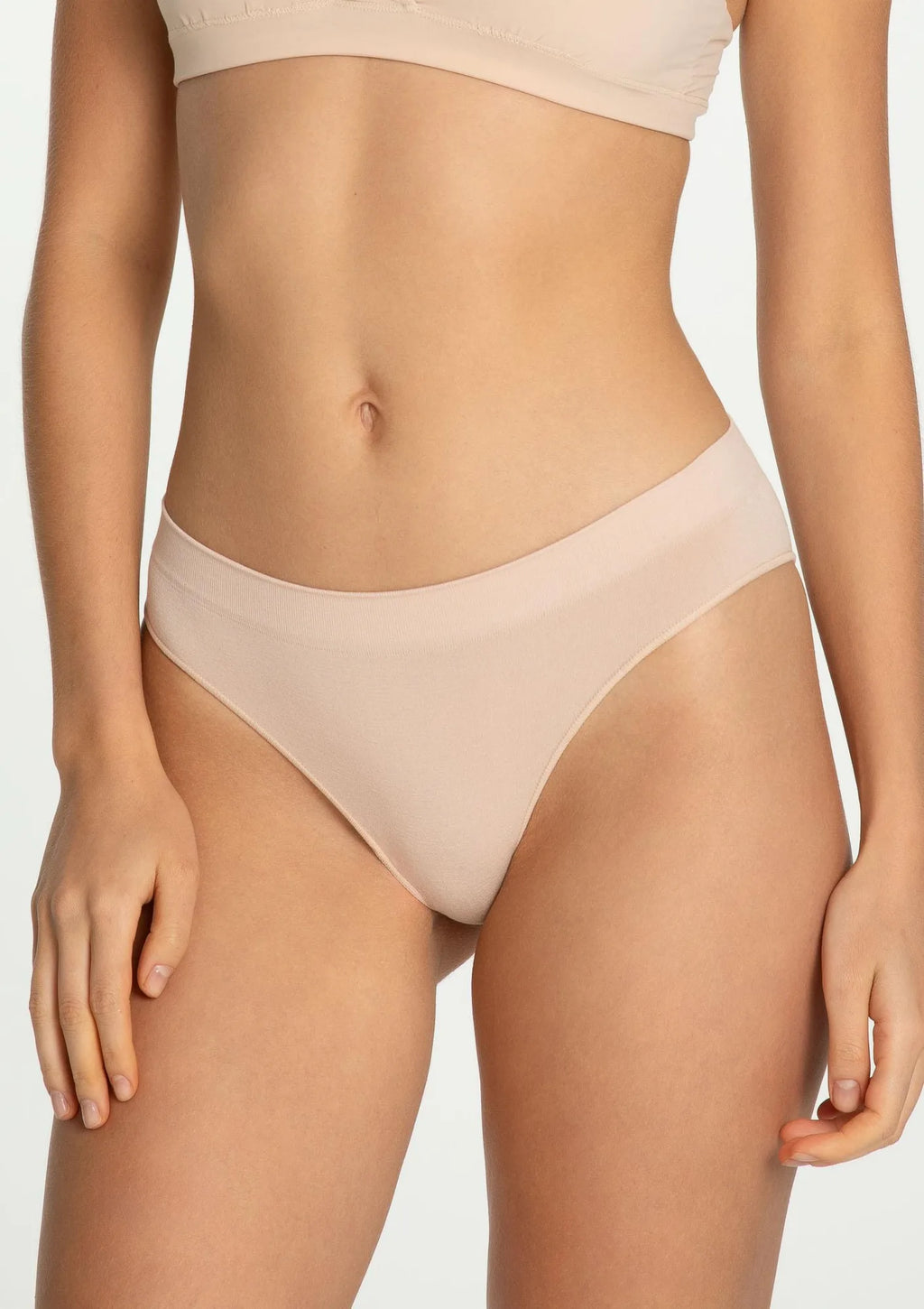 Julimex Bamboo Classic figi damskie beż z włókna bambusowego