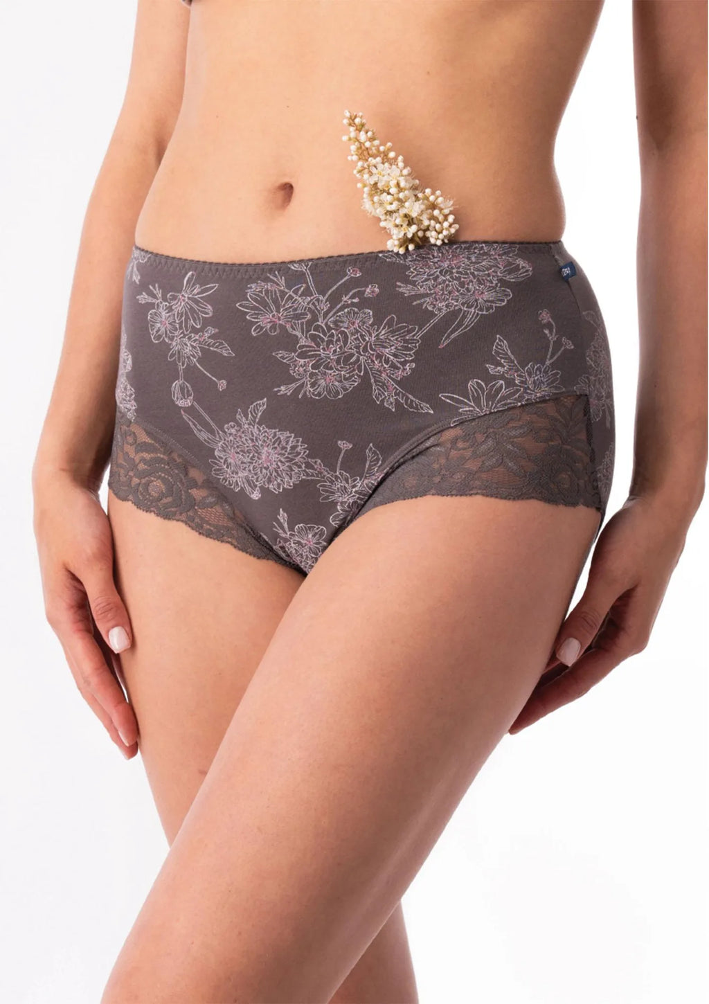 Figi maxi bikini Key LPF 816 z wysokim stanem do pępka, 2 pack