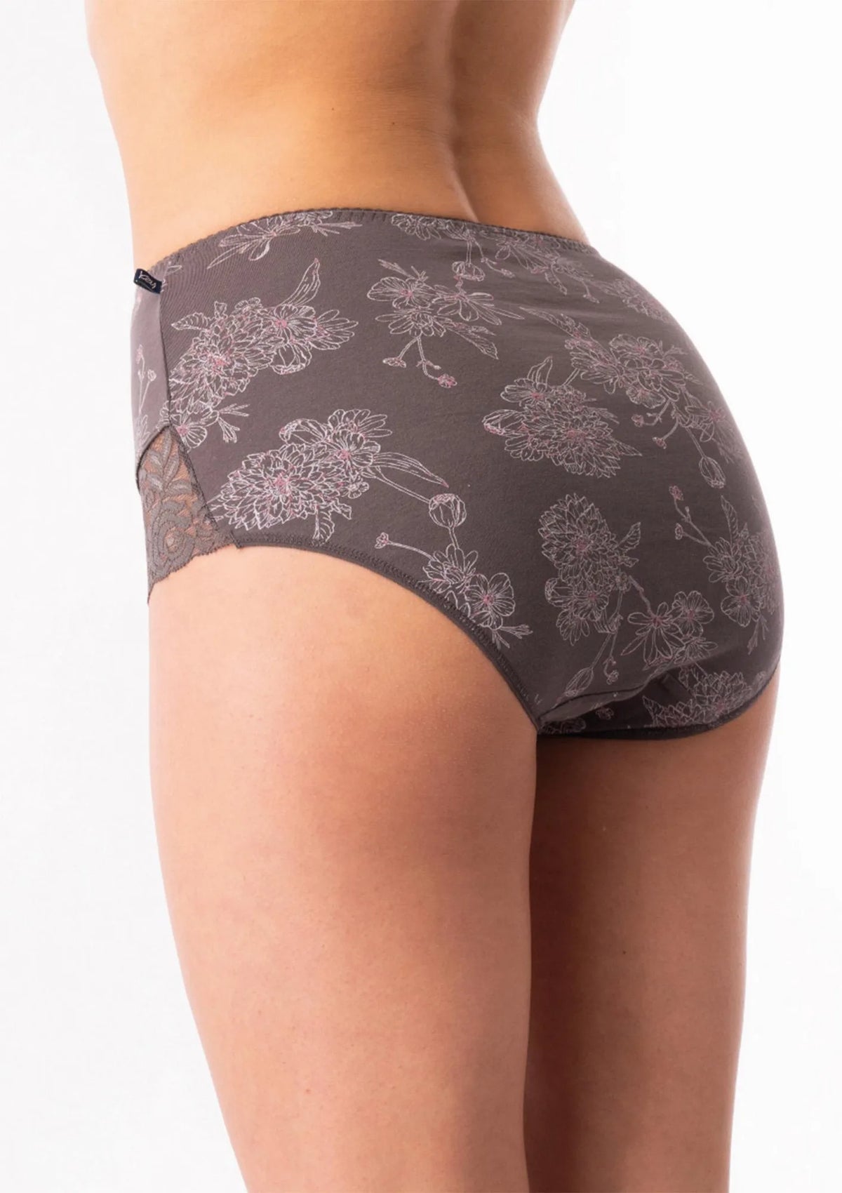 Figi maxi bikini Key LPF 816 z wysokim stanem do pępka, 2 pack