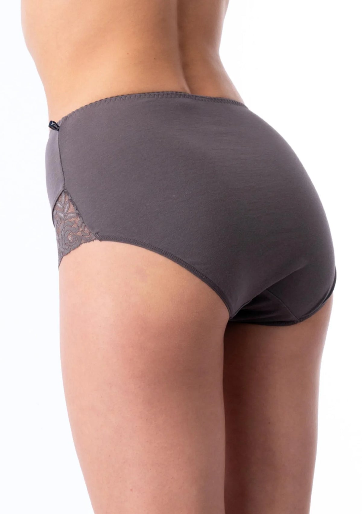 Figi maxi bikini Key LPF 816 z wysokim stanem do pępka, 2 pack