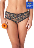 LPC 785 figi midi bikini dwupak, gładki i wzorzysty tył