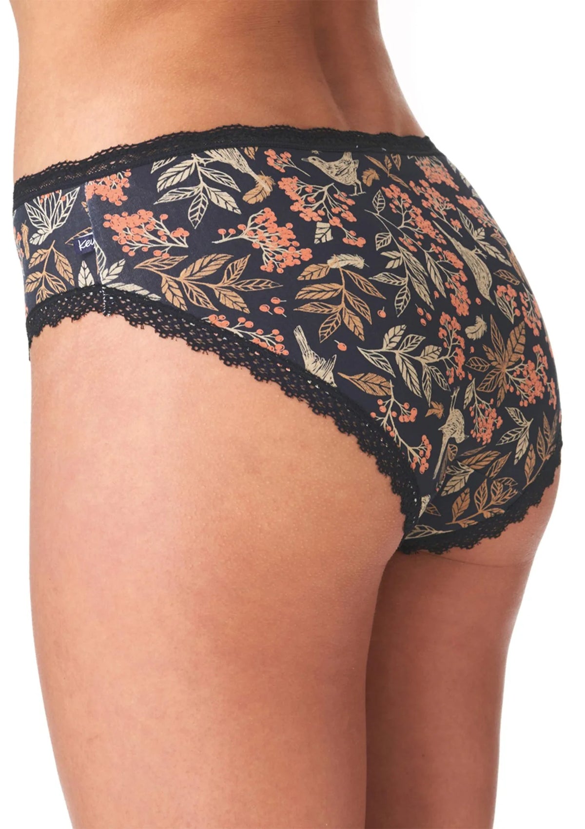 LPC 785 figi midi bikini dwupak, gładki i wzorzysty tył